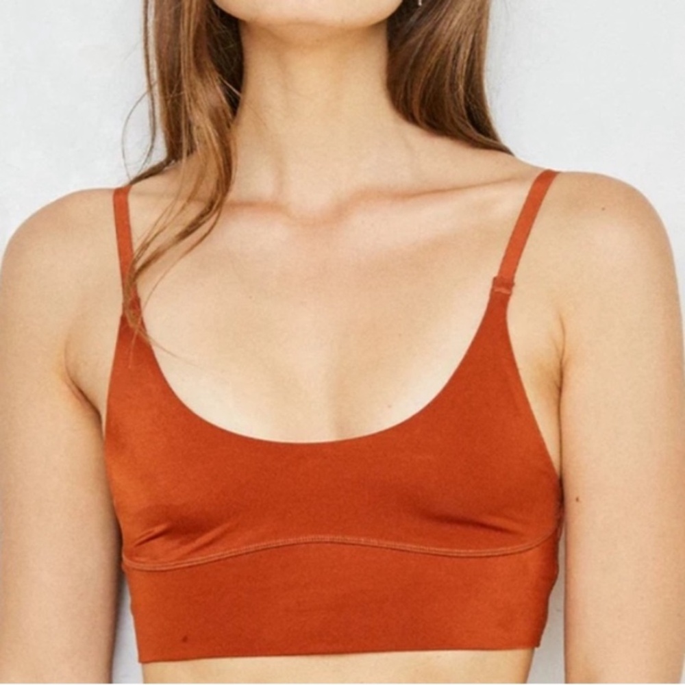 Free People x Hah Cami Brhah Bronze Small New with Tags